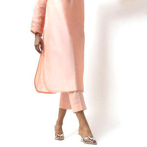 Haute qualité dames Shalwar Kameez robe femmes décontracté Long Salwar prix usine avec personnalisation OEM Services disponibles - Product Image 5