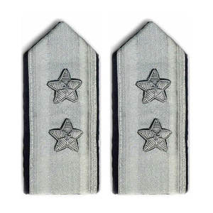QUICK WAY INDUSTRIES USAF - Placa de Hombro de General de Brigada para Uniforme de Gala, Diseño Personalizado en Negro y Plata, Venta al por Mayor - Product Image 3