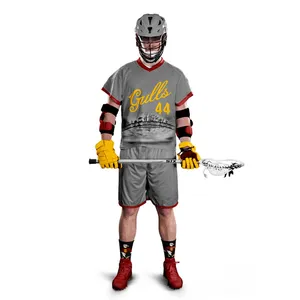 Uomini e donne di alta qualità che utilizzano l'uniforme da Lacrosse abbigliamento da donna e da uomo di buona qualità Gears Uniform Lacrosse design