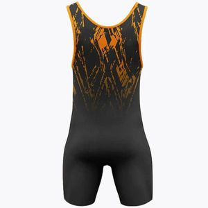 Singlet de lutte unisexe sur mesure de qualité supérieure |   Polyester respirant et élasthanne, sans bretelles, fermeture à pression |   Vente chaude de haute qualité - Product Image 6