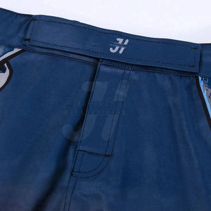 Diseña tus propios pantalones cortos MMA personalizados para hombre-Spandex/poliéster duradero secado rápido precio bajo MOQ logotipo personalizado y colores - Product Image 4
