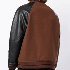 Veste de collège décontractée de haute qualité pour hommes avec logo Letterman brodé Veste de collège de baseball pour hommes - Product Image 6
