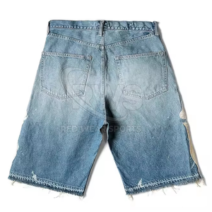 New Arrival Distressed Cut Off <b>Shorts</b> Mid Rise Casual Jean <b>Shorts</b> Distressed <b>Shorts</b> Cotton Made Distressed <b>Shorts</b> - Product Image 2