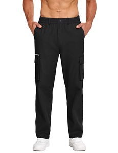 2025 Spring Men's Cotton Twill Cargo Pants Straight Fit <b>Chino</b> Style OEM Manufacturing High Rise Design for Daily Wear - Product Image 6