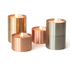 Tarro de vela de Metal multicolor, forma redonda para el hogar y la boda, decoración de iluminación de mesa, juegos de tarros de vela de hierro - Product Image 3