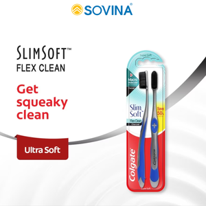 แปรงสีฟันคอลเกตแบบใช้แล้วทิ้งนุ่มยืดหยุ่น2x12แพ็คเหมาะสำหรับผู้ใหญ่และเด็ก - Product Image 3