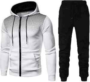 Conjunto Deportivo de Invierno Cortavientos de Alta Calidad, Ropa Deportiva de Invierno Transpirable de Primera Calidad para Hombre - Product Image 1