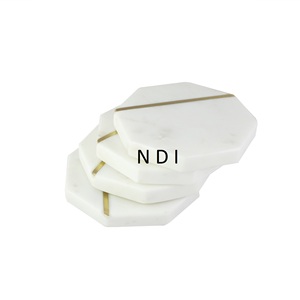 ชุดที่รองแก้วหินอ่อนสำหรับตกแต่งถ้วยชากาแฟชุดที่รองแก้วชาหินอ่อน6ชิ้น - Product Image 4