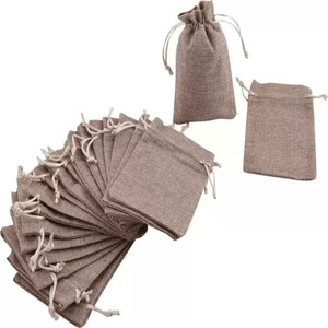 กระเป๋าปอกระเจาพร้อมหูหิ้วหนังสำหรับ20.6สิ่งทอและผลิตภัณฑ์เครื่องหนัง - Product Image 2