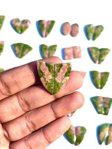 Vente en gros Unakite Cabochon Paire de pierres précieuses Paires assorties naturelles pour boucles d'oreilles et fabrication de bijoux - Product Image 3