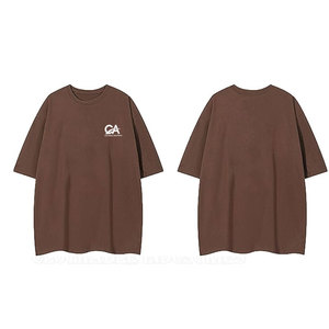 T-shirt en coton délavé pour homme, style streetwear oversize, coupe ample, nouveau style - Product Image 5