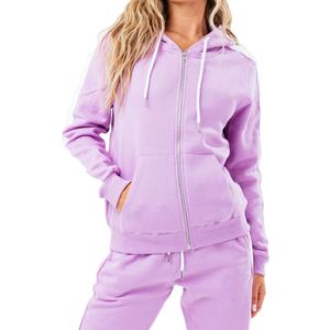 Vente en gros d'ensemble de vêtements de sport sur mesure vêtements pour femmes ensemble de joggings et haut à capuche survêtement en coton respirant pour femmes 2026 - Product Image 2