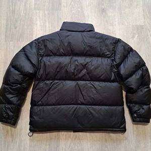 Veste matelassée à capuche surdimensionnée pour homme, prix de gros, polyester noir, hiver, imperméable, respirante, coupe-vent - Product Image 2
