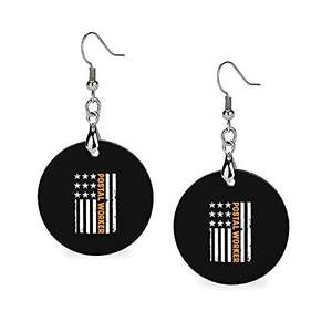 ต่างหูสไตล์แอฟริกันพิมพ์ลายทำด้วยมือดีไซน์ใหม่ - Product Image 4