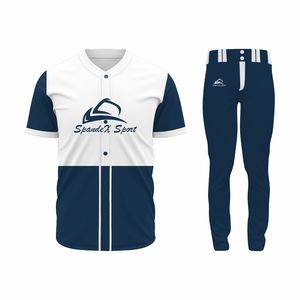 Diseño impreso de camisetas de béisbol transpirables personalizadas Premium para equipos y clubes - Product Image 1
