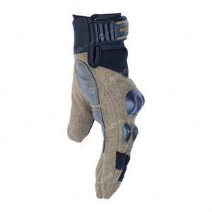 Guantes tácticos de protección para deportes al aire libre con logotipo personalizado, cuero duradero, diseño de nudillos duros, caza, entrenamiento, tiro, Lucha, escalada - Product Image 3