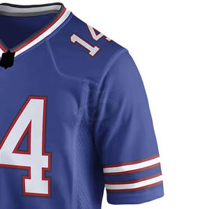 Pakistan Manufacturer's Best-Selling American Football <b>Jersey</b> Solid Color Short Sleeves Breathable Plus Size Lightweight 100% - Product Image 4