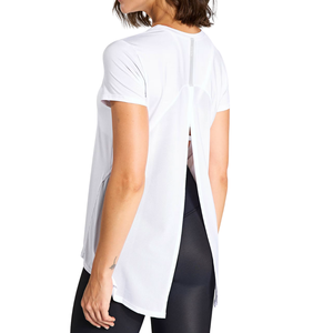 Tops de Yoga de Talla Grande, Estilo Relajado, Manga Corta, Ajuste Holgado, Ropa Deportiva Elástica para Entrenamiento, Fitness, Gimnasio - Product Image 1