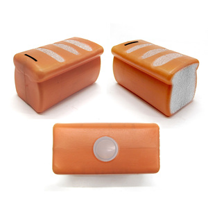 กระปุกออมสินรูปขนมปังอบพลาสติกสำหรับเก็บเงิน - Product Image 1