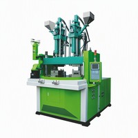Máquina de Moldeo por Inyección de Disco Vertical Huaguan Modelo HG-TWM-90 de Alta Precisión Multifuncional Multicolor para PVC/ABS/PP/PC