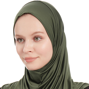 Nouveauté Hijab en mousseline de modal de qualité supérieure, couleur unie, léger, respirant, durable, séchage rapide, foulard islamique musulman - Product Image 6