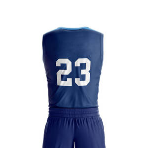 เครื่องแบบบาสเก็ตบอลโลโก้เย็บปักถักร้อย OEM พร้อมผ้าโพลีเอสเตอร์ 100% ทําชุดกีฬาขายส่งชุดบาสเก็ตบอลคุณภาพสูง - Product Image 6
