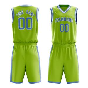 Uniformes de basketball de haute qualité, vente chaude, en polyester, à séchage rapide, ensembles de maillots de basketball - Product Image 1