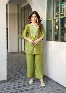 Última colección de conjunto de bordado de seda con viscos pesados para moda india y pakistaní - Product Image 5