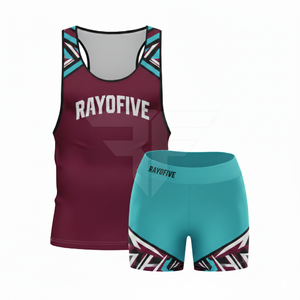 Uniforme de Atletismo Personalizado en Color y Número, 100% Poliéster, Ligero y Transpirable, Hecho en Pakistán, Precio de Fábrica - Product Image 1