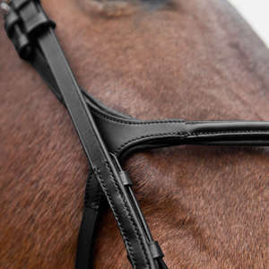 Bride de cheval en cuir naturel indien de qualité fabricant de bride roulée en cuir fabricant de bride de cheval de qualité supérieure bon marché - Product Image 3
