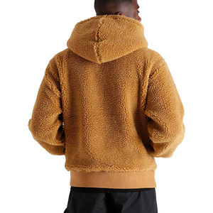 Conçu sur mesure 2026 nouveauté pull-over surdimensionné pour hommes 100% coton avec capuche Sherpa chaude pour l'hiver - Product Image 5