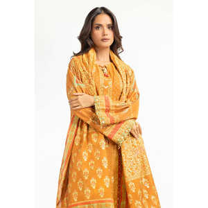 Traje de Verano de 3 Piezas para Mujer, Color Marrón Dorado, Adornado a Mano - Product Image 4