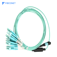 Kabel Serat Optik Indoor SC Single Core FTTH dengan Selubung PVC Bersertifikasi RoHS/CE/ISO9001