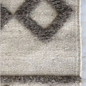 Directo de fábrica TRENDY tejido a mano indio C alta pila lana antideslizante patrón marroquí alfombras conjuntos moderno Color Natural corte pila - Product Image 1