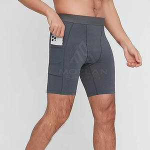 Shorts de compression respirants à séchage rapide, sur mesure, pour la gym et le fitness, best-sellers pour hommes - Product Image 3