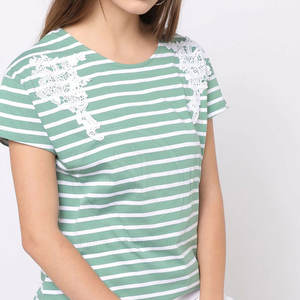 Gran oferta, camisetas de algodón de talla grande XL para mujer, estilo informal, último diseño, ropa de calle con estampado de verano, suministro al por mayor - Product Image 5