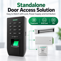 Système de contrôle d'accès par empreinte digitale, carte RFID, code PIN, contrôleur de porte pour entrée de magasin, 12V avec relais et sortie Wiegand