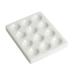 Placa de microplacas de PVC blanca de 12 pocillos para laboratorio - Product Image 1