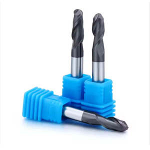 METALDUR 16*200 2 cannelures BALLNOSE NOIR 55HRC ALTiAN COATED End MILL pour FRAISEUSES ODM & OEM SUPPORT PERSONNALISÉ - Product Image 1