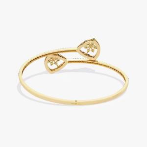 Bracelet classique en or jaune 14 carats coupe ronde Bracelet de tennis en diamant cultivé en laboratoire pour cadeau d'anniversaire pour elle - Product Image 2
