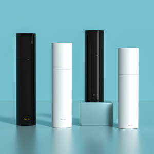 Khuôn Mặt Cơ Thể Trang Điểm Thiết Lập Phun <span class=keywords><strong>Container</strong></span> 100Ml 120Ml 150Ml Trắng Đen Vòng Rỗng Sương Phun Chai - Product Image 1