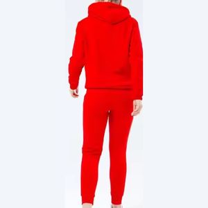Vente chaude, survêtement personnalisé d'hiver à capuche, coupe ajustée, léger, polyester/coton, sweat-shirts, ensembles de survêtement unisexe, femme - Product Image 2
