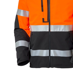 Blouson aviateur haute visibilité Blouson de sécurité au travail haute visibilité bicolore pour hommes Vestes de sécurité réfléchissantes de meilleure qualité pour hommes - Product Image 4