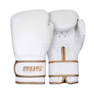 ถุงมือชกมวยทำจากหนังมีหลายสีเสริมความทนทานสำหรับการฝึกซ้อม - Product Image 1