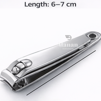 Coupe-ongles en acier inoxydable de haute qualité, lame courbée, pointe acérée, résistant à la rouille, design portable pour usage des doigts, style simple pour adultes