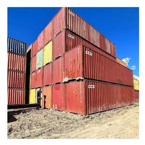 Venta al por mayor 20 pies de carga seca contenedor de envío usado CSC certificado 20GP hecho de acero y acero Corten - Product Image 1
