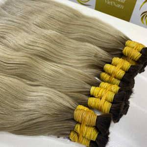 Extensiones de Cabello Virgen Rubio de Alta Calidad con Trama de Piel, Textura Lacia Natural, 60cm, Cutícula Alineada, Aptas para Todos los Colores - Product Image 1