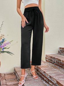 OEM Latest Design Breathable Pants Trousers High Waist Cotton <b>Fleece</b> <b>Jogger</b> Pants Trousers for Girls and <b>Women</b> - Product Image 4