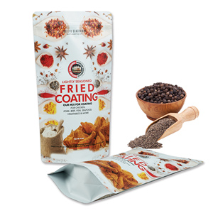 Tùy chỉnh <span class=keywords><strong>in</strong></span> PE nhựa bao bì thực phẩm Túi với dây kéo bù đắp <span class=keywords><strong>in</strong></span> gia vị valved túi cho đường lưu trữ - Product Image 3