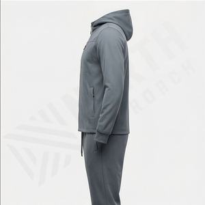 Conjuntos Deportivos de Invierno para Hombre con Capucha, 100% Algodón, Transpirables, con Transferencia de Calor, Personalizables, para Gimnasio, Fitness, Correr, Trotar y Entrenar - Product Image 3
